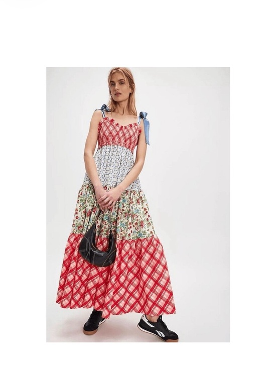 Free People Dresses & Skirts - Free People 🍒Bluebell Maxi Dress Cherry Combo